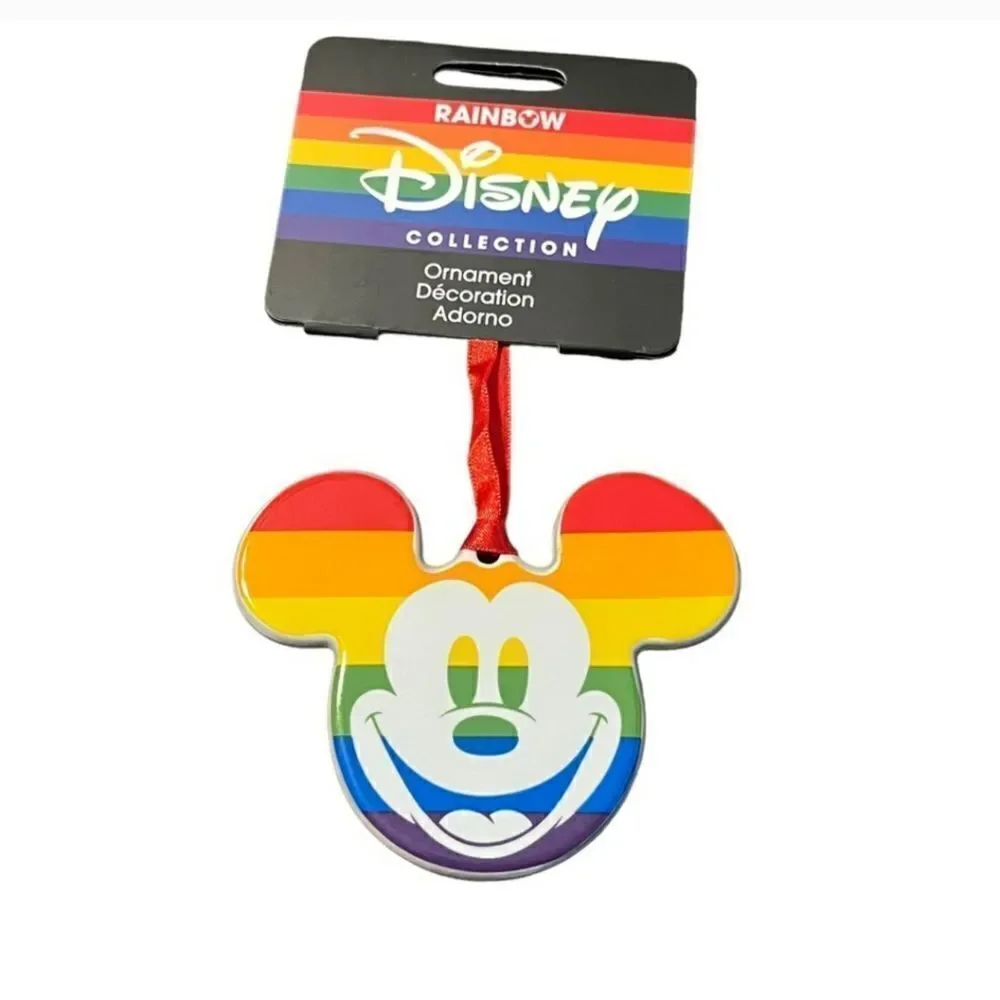 Mickey Mouse Icon Ornament – Rainbow Disney Collection